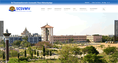 Desktop Screenshot of kanchiuniv.ac.in